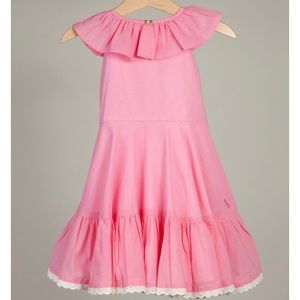 💥HP💥💕Well dresses Wolf Pink Ruffle Dress💖